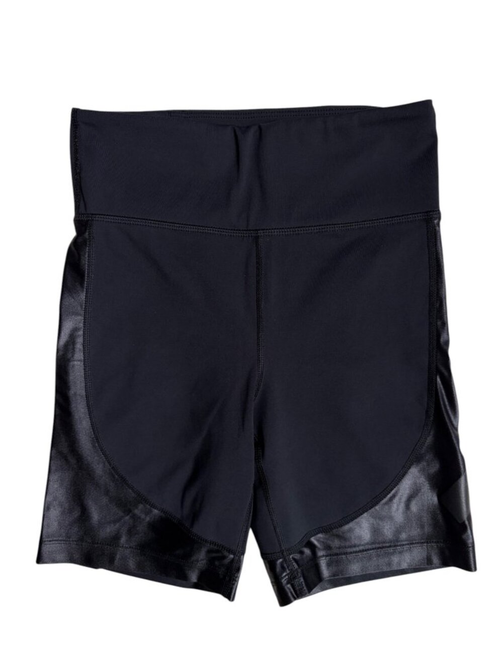 Alala Vamp "Tonal" Athletic Biker Shorts (Black) - Size XS
